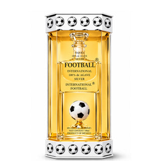 Casino Azul International Football Edition Silver Tequila 750ml soccer ball bottle