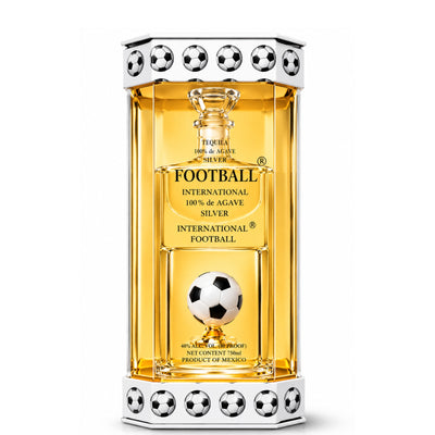 Casino Azul International Football Edition Silver Tequila 750ml soccer ball bottle