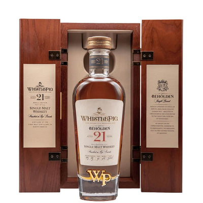 WhistlePig The Beholden 21 Yr Single Malt Whiskey 750ml โ view 3