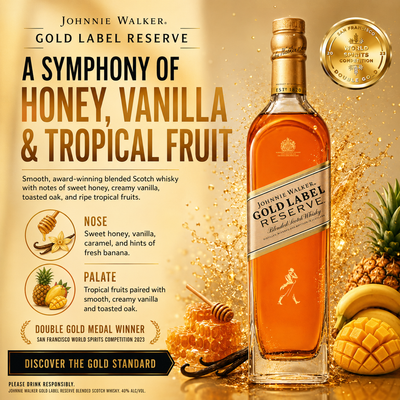 Johnnie Walker Gold Reserve Blended Scotch Whisky 750ml