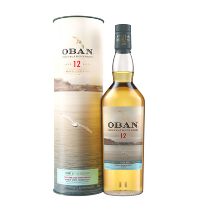 Oban Natural Cask Strength 12 Yr Single Malt Scotch Whisky 750ml