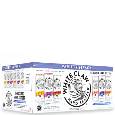 White Claw Hard Seltzer Variety Pack 24pk Can 12oz