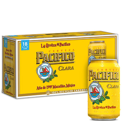 Pacifico Clara 18pk Can 12oz
