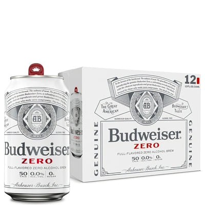 Budweiser Zero Non Alcoholic 12pk Can 12oz