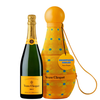 Veuve Clicquot Brut Yellow Label Yinka Ilori Sun Totem cooler gift set 750ml