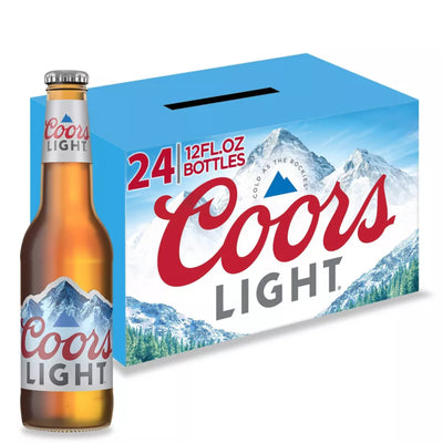 Coors Light 24pk Btl 12oz