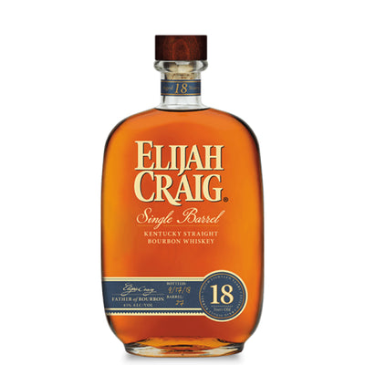 Elijah Craig Single Barrel 18 Yr Straight Bourbon Whiskey 750ml