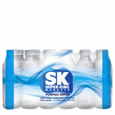 SK Purified Drinking Water 24pk 16.9oz