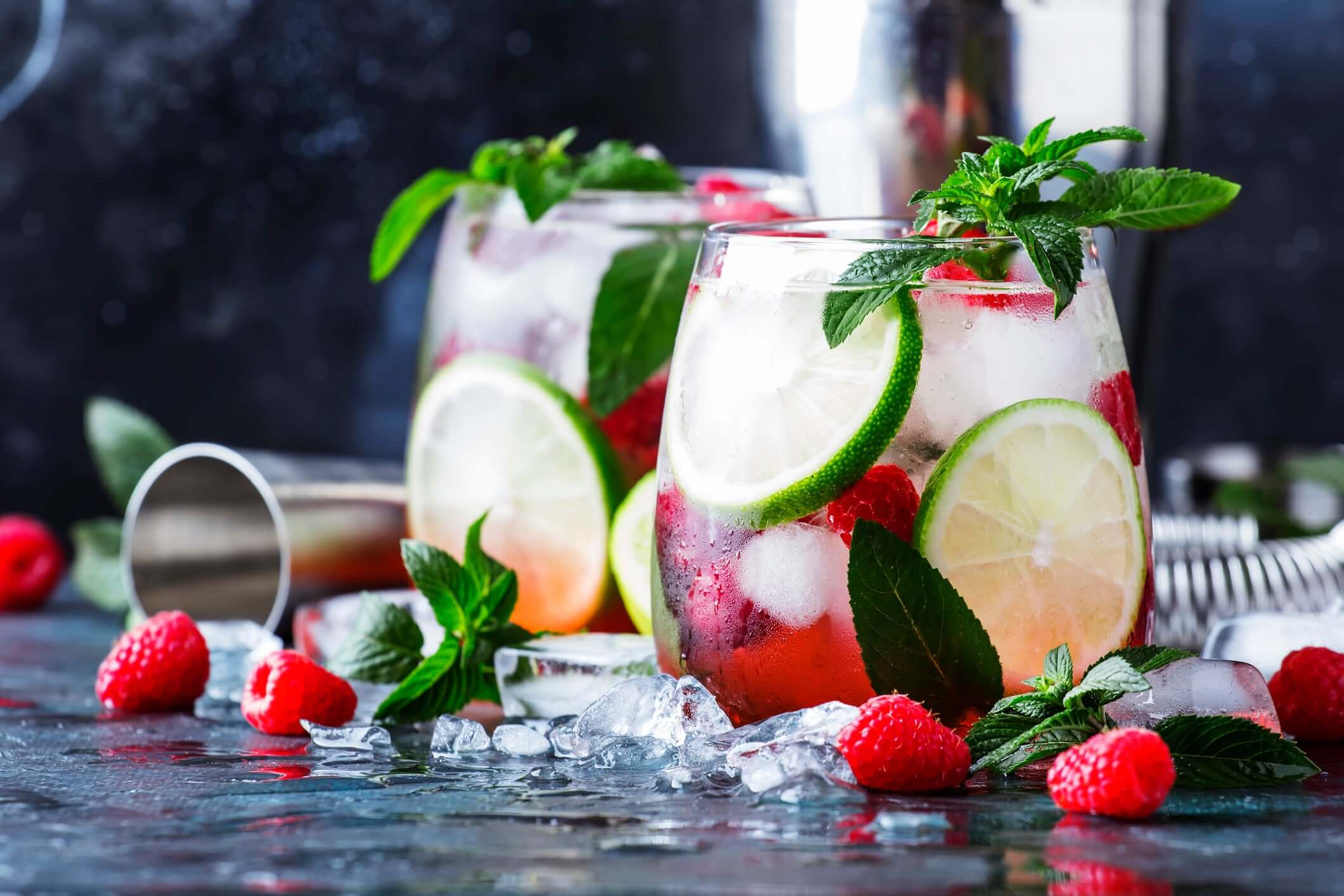 Raspberry Caipirinha