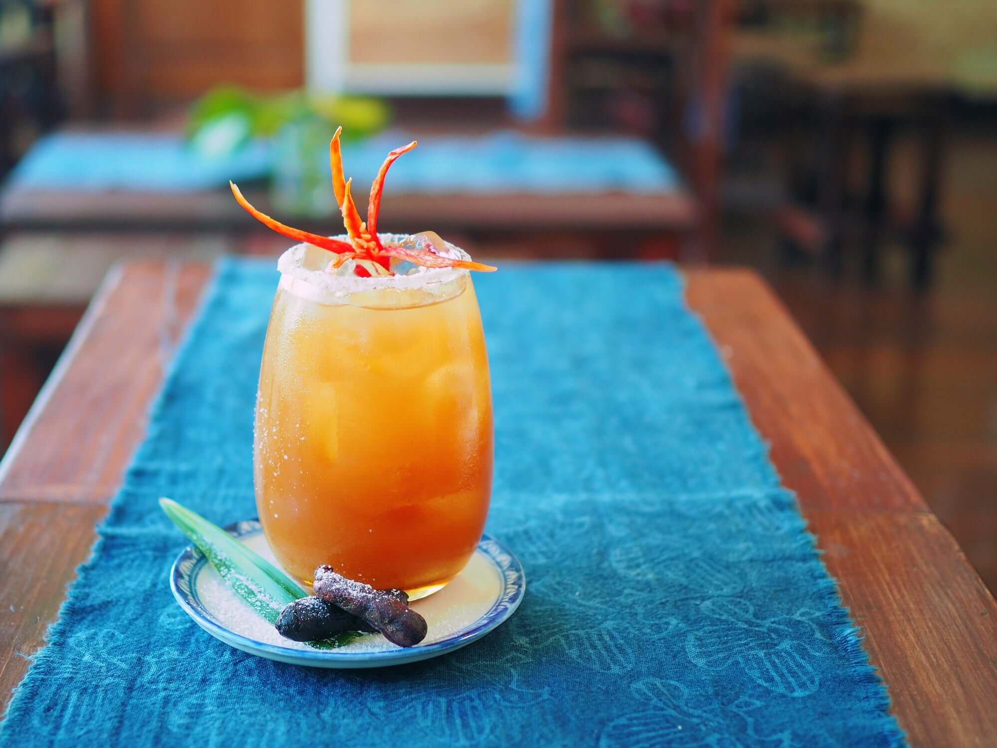 Tamarind Margarita with Mezcal