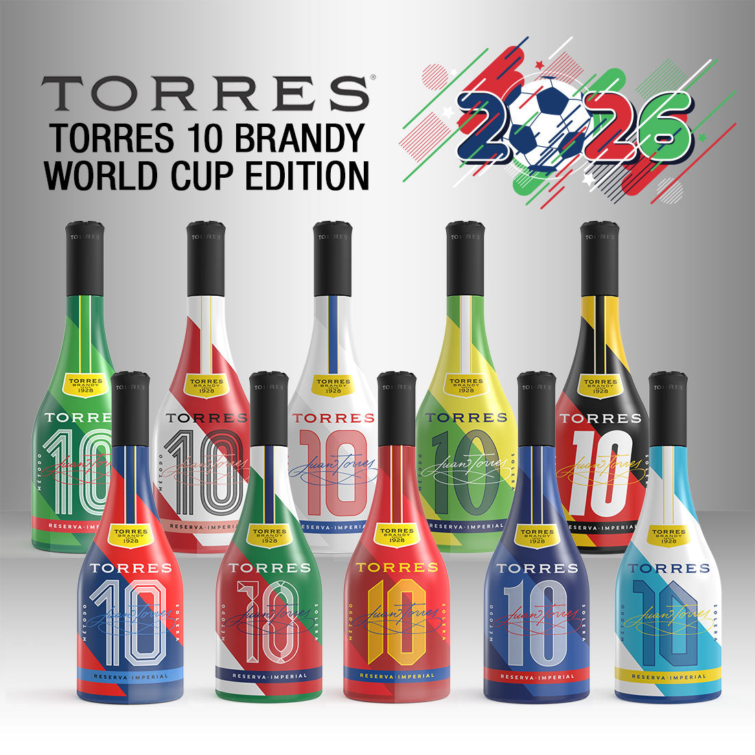 Celebrate the Torres 10-Year FIFA World Cup 2026 Limited Edition Brandy