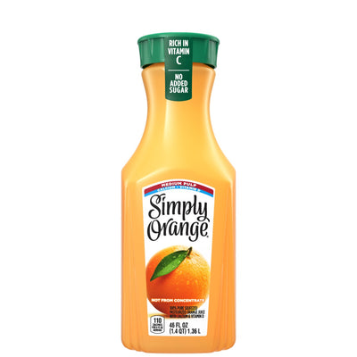 Simply Orange Medium Pulp W/Calcium & Vitamin D Juice 46oz