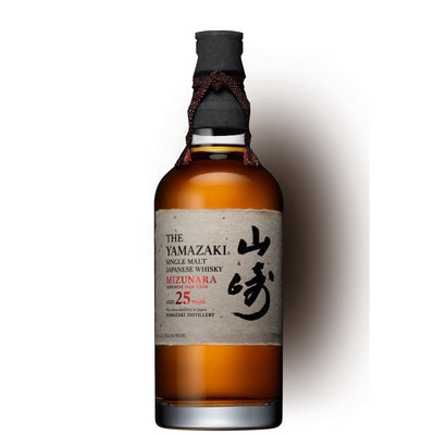 The Yamazaki 25 Yr Mizunara Oak Cask Single Malt Japanese Whisky 700ml