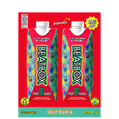 BeatBox Fruit Punch 4pk 500ml