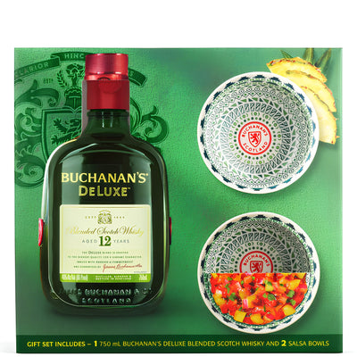 Buchanan's DeLuxe 12 Yr Blended Scotch W/Two Salsa Bowl 750ml