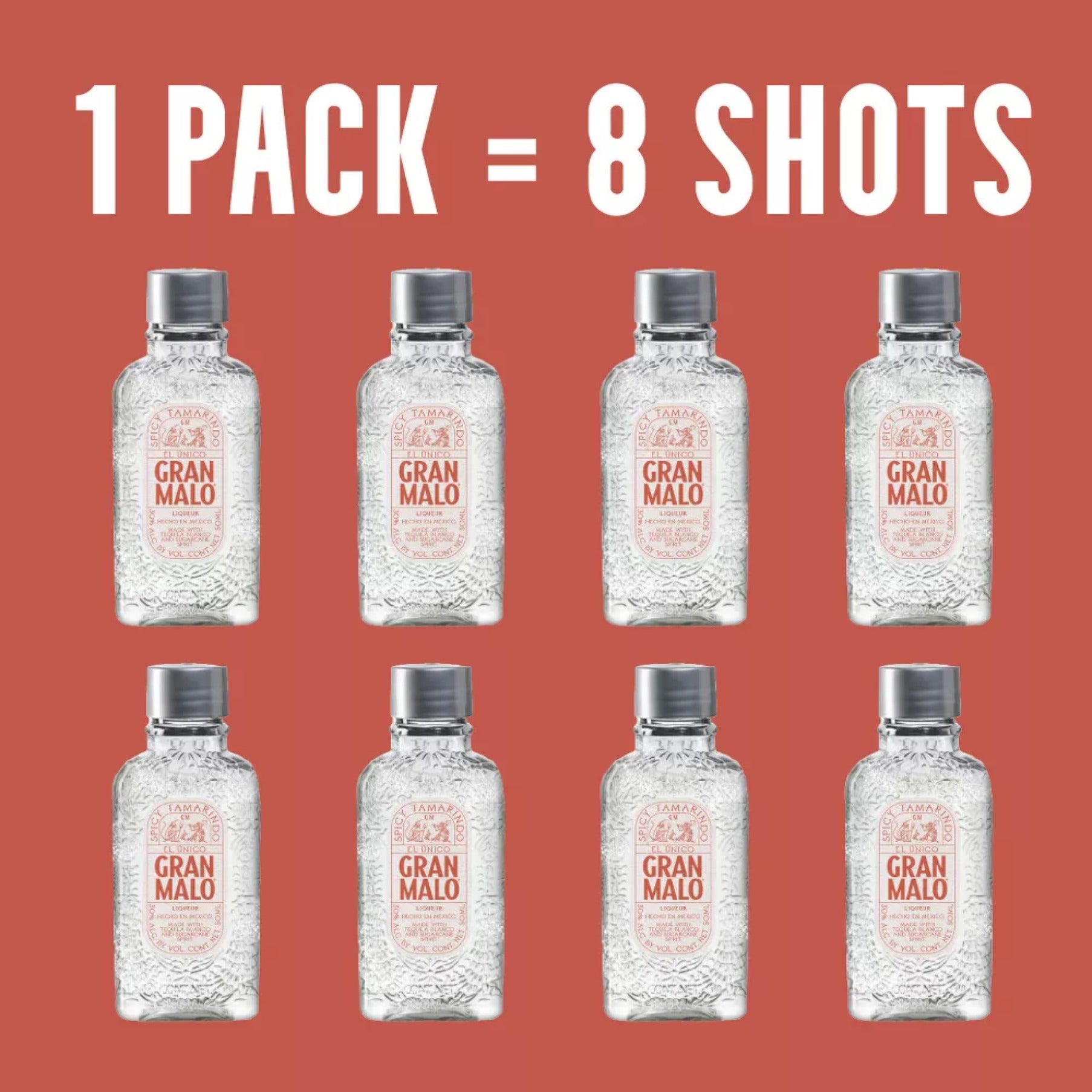 Gran Malo Tamarind Tequila 8-Pack 50ml | ShopSK