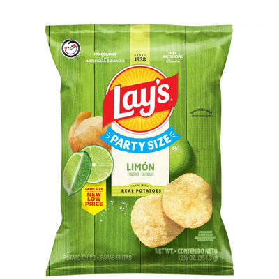 Lay's Potato Chips Limon Party Size 12.5oz