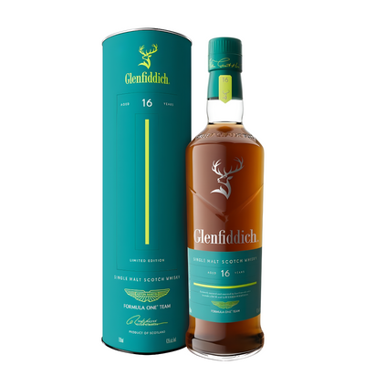Glenfiddich 16 Yr Aston Martin F1 Limited Edition Single Malt Scotch Whisky 750ml