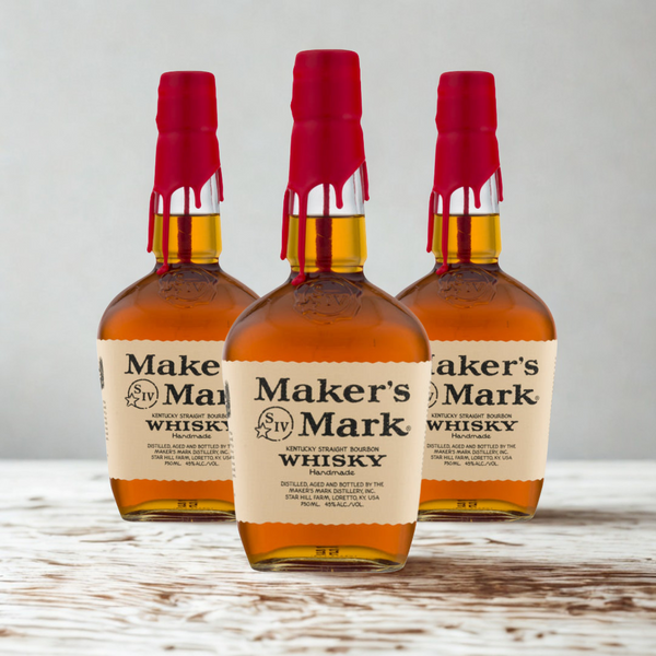 Maker's Mark Kentucky Bourbon 750ml with Smooth Flavor and Quality
