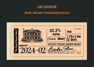 2024-02 “The Beam House Batch” Bourbon label