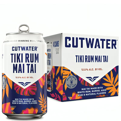 Cutwater Tiki Rum Mai Tai 4pk Can 12oz