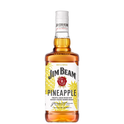 Jim Beam Pineapple Liqueur Infused With Bourbon Flavored Whiskey 750ml