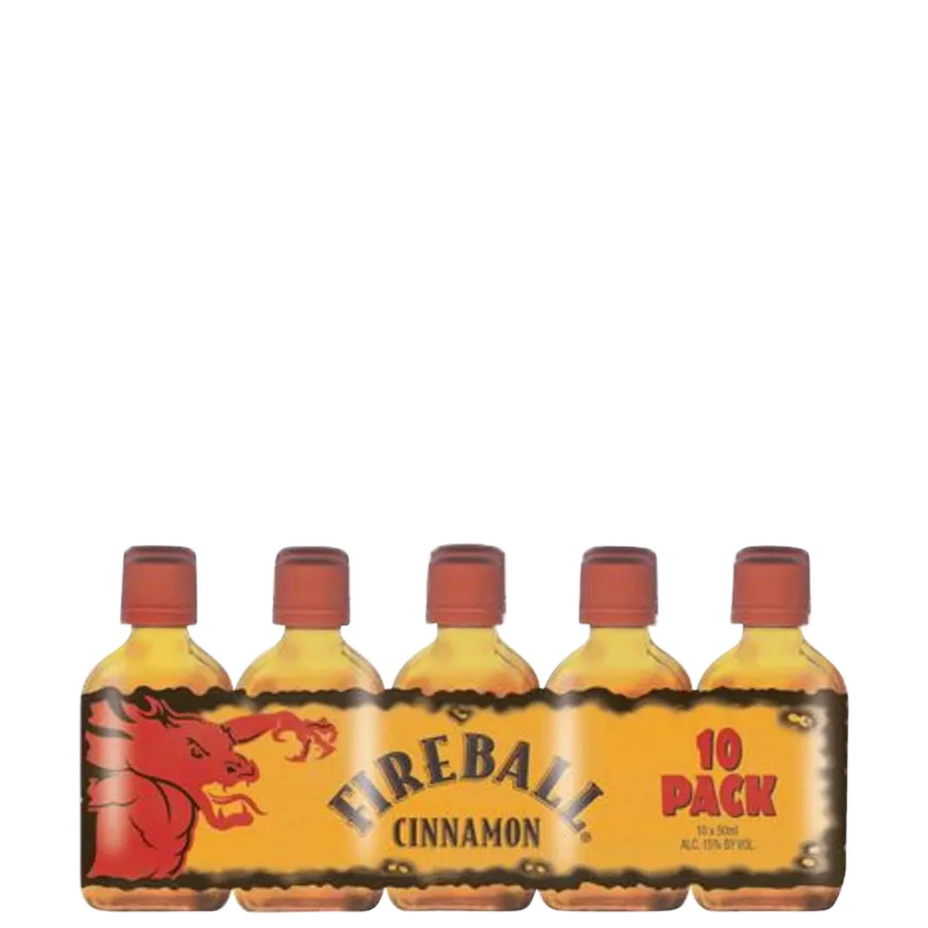 Fireball Cinnamon Whisky Mini 10-Pack 50ml | ShopSK