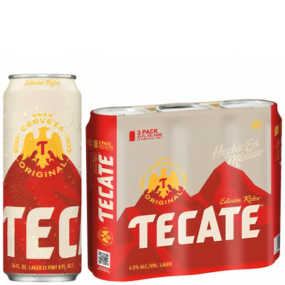 Tecate Can 3pk 24oz