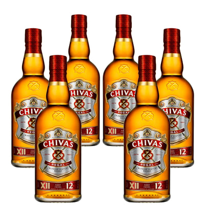 Chivas Regal 12 Yr Blended Scotch Whisky 6 X 750ml