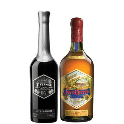 Jose Cuervo Reserva De La Familia P/X Anejo Cristalino & Extra Anejo Tequila Combo Package 750ml