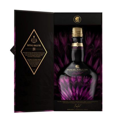 Royal Salute x Harris Reed 21 Yr Purple Edition Blended Scotch Whisky 700ml