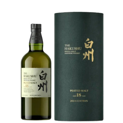 The Hakushu 18 Yr Peated Malt Single Malt Japanese Whisky 2024 Edition 700ml