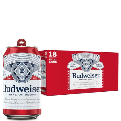 Budweiser 18pk Can 12oz