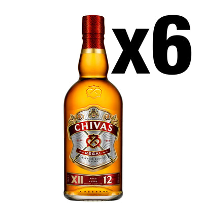 Chivas Regal 12 Yr Blended Scotch Whisky 6 X 750ml