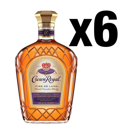 Crown Royal Blended Canadian Whisky 6 X 750ml