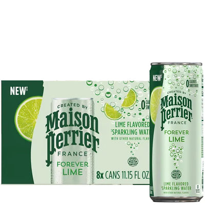 Maison Perrier Forever Lime Sparkling Water 8pk/11.15oz Cans