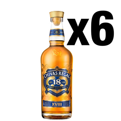 Chivas Regal 18 Yr Blended Scotch Whisky 6 X 750ml