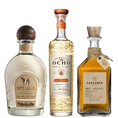 Ocho, Cazcanes & Siete Leguas Tequila Bundle Package