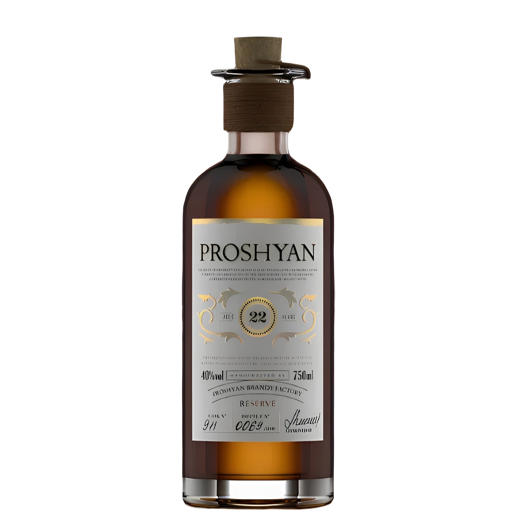 Proshyan Reserve 22 Year Armenian Brandy 750ml | ShopSK