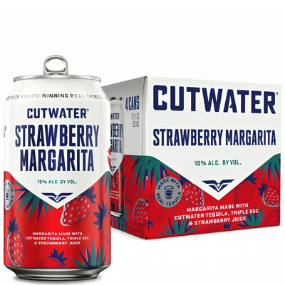 Cutwater Strawberry Margarita 4pk Can 12oz