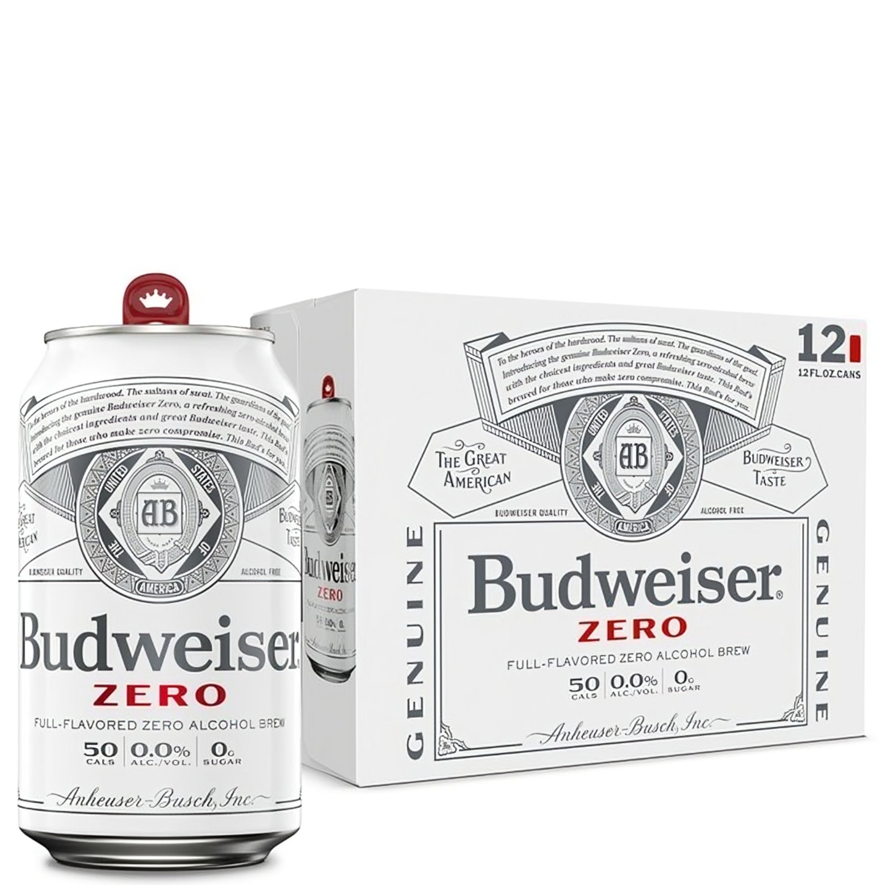 Budweiser Zero Non-Alcoholic Beer 12-Pack 12oz Cans | ShopSK