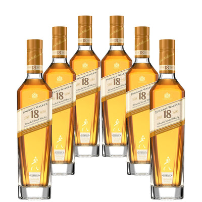 Johnnie Walker 18 Yr Blended Scotch Whisky 6 X 750ml