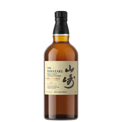 The Yamazaki 18 Yr Mizunara Oak Cask Single Malt Japanese Whisky 2024 Edition 700ml