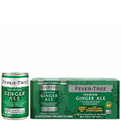 Fever-Tree Premium Ginger Ale 8pk/150ml Cans