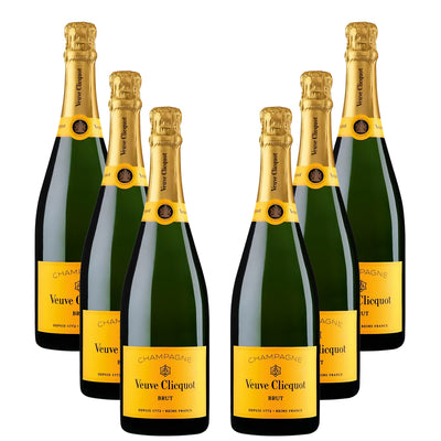 Veuve Clicquot Brut Yellow Label Champagne 6 X 750ml