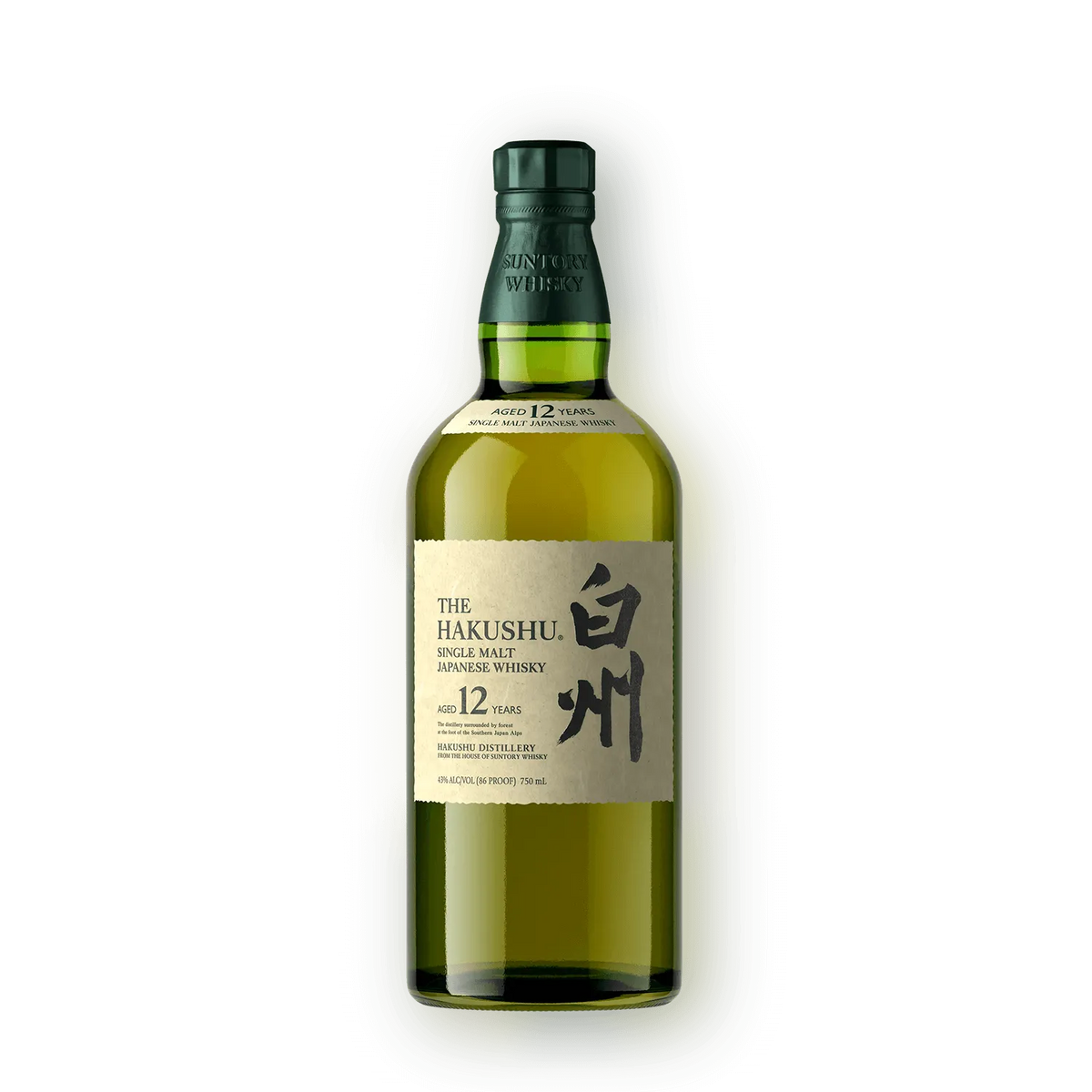 Hakushu 12 Year Single Malt Japanese Whisky 750ml | ShopSK