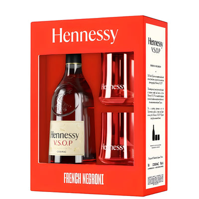 Hennessy VSOP Cognac with Two Glasses