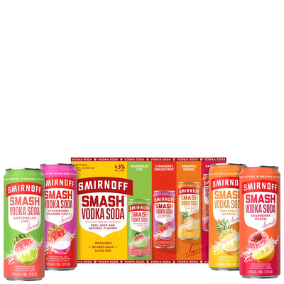Smirnoff Smash Vodka Soda 8pk Can 12oz