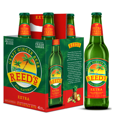 Reed's Extra Ginger Beer 4pk Btl 12oz
