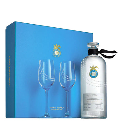 Casa Dragones Joven Tequila with Two Flutes 750ml | ShopSK